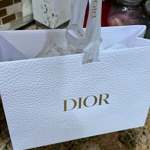Gorgeous authentic brand new textured Christian Dior bag with shredded D inside